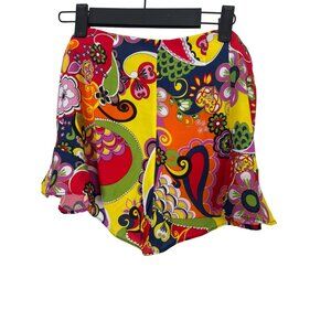 ZARA Colorful Small Floral Patterned Shorts
